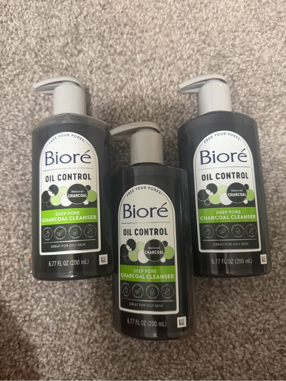 “New” (Takeall) Biore Oil Control Deep Pore Charcoal Cleanser 6.7oz